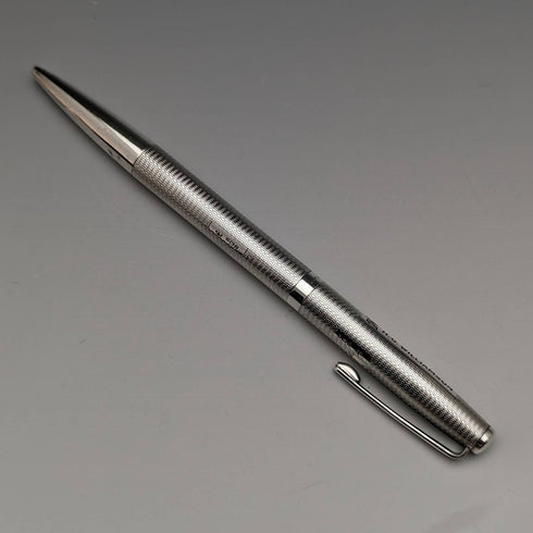 1981 British Vintage Yard O Red Sterling Silver Ballpoint Pen in Case